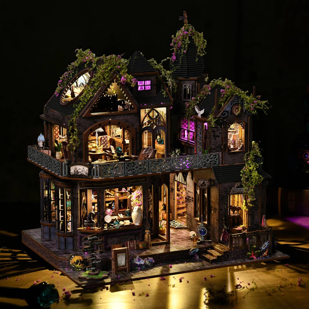 Magic Castle DIY Miniature Dollhouse Kit – Fifijoy