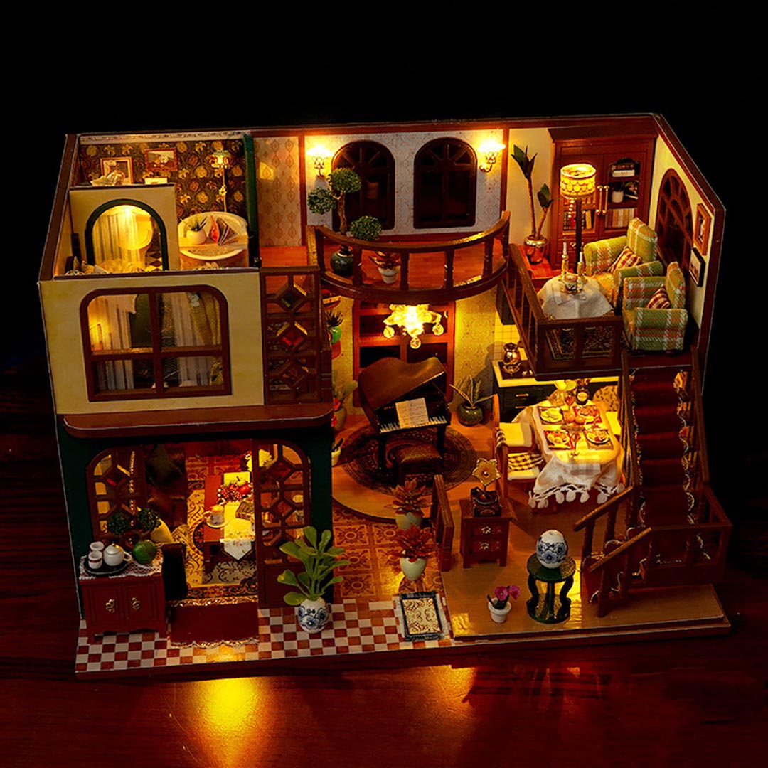 Oriental Charm Villa DIY Miniature Dollhouse Kit – Fifijoy