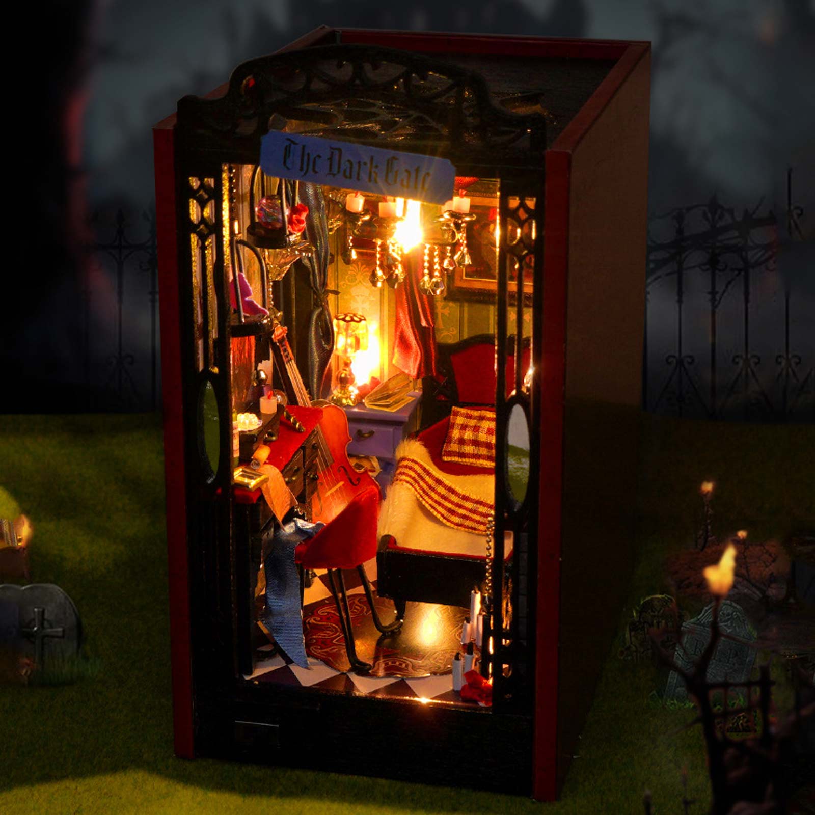 Vampire Diary DIY Book Nook Shelf Insert