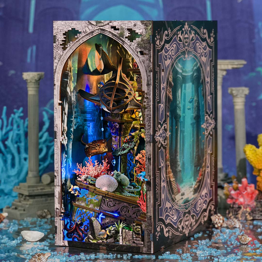 Lost City of Atlantis DIY Book Nook Kit
