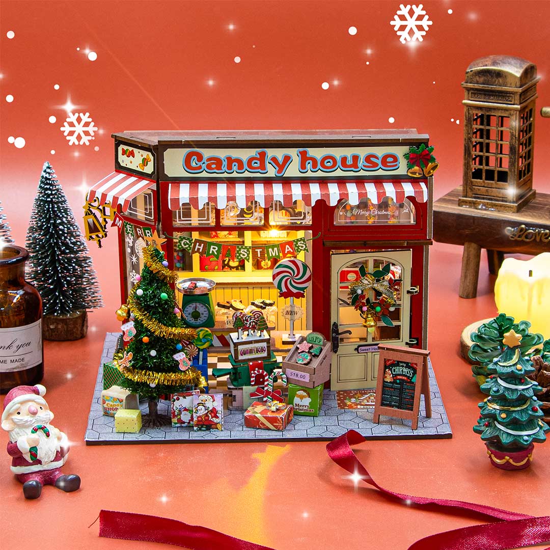 Candy House DIY Miniature House Kit