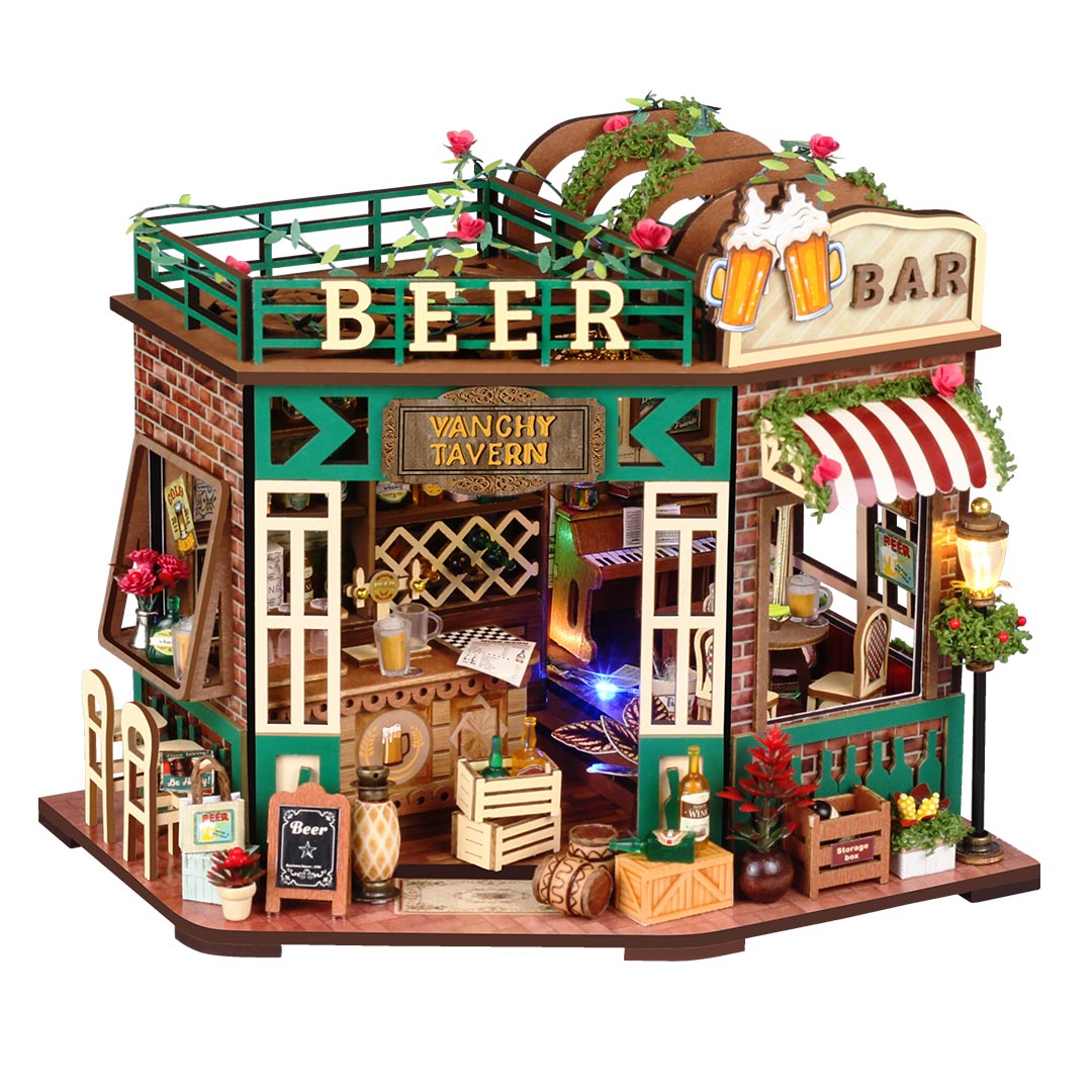 Vanchy Tavern DIY Miniature House Kit