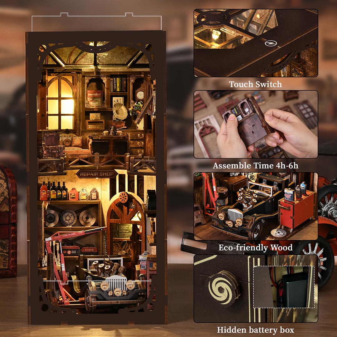Craftsmanship Repair Shop DIY Book Nook