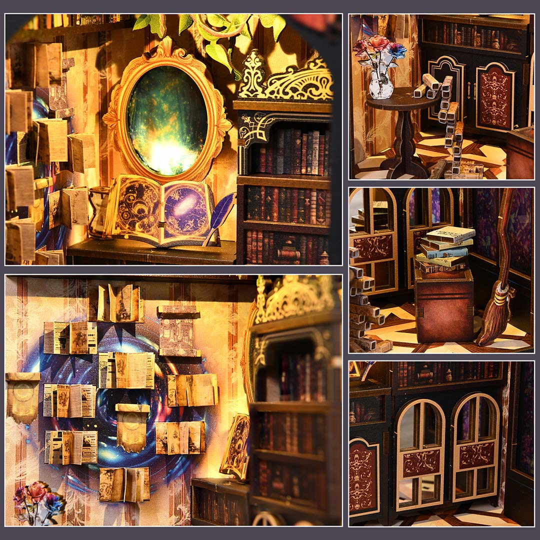 The Realm Of The Magic Book BIY Book Nook