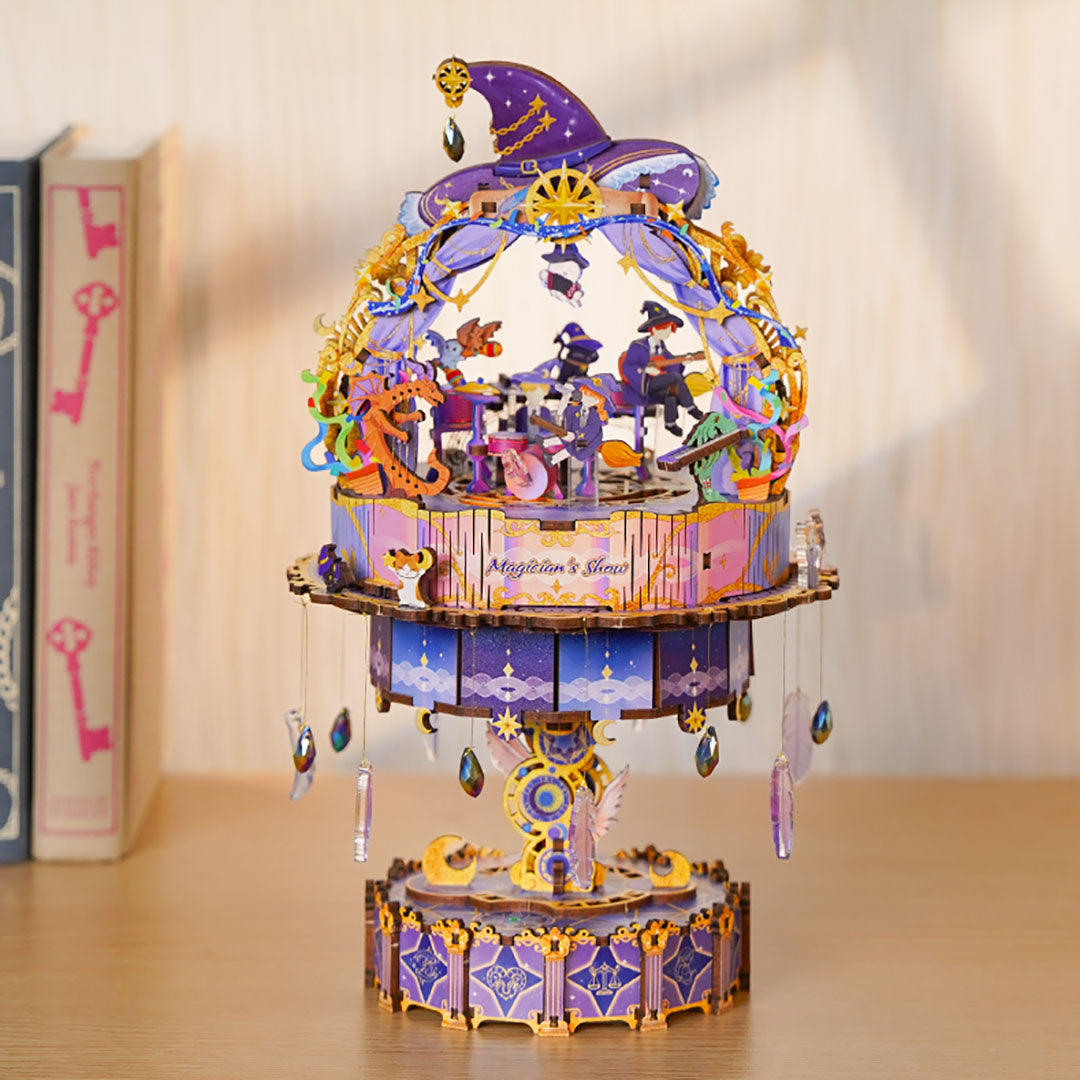 Magician's Show Music Box Transmission Model Kit