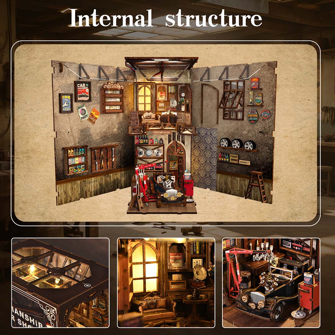 Craftsmanship Repair Shop DIY Book Nook