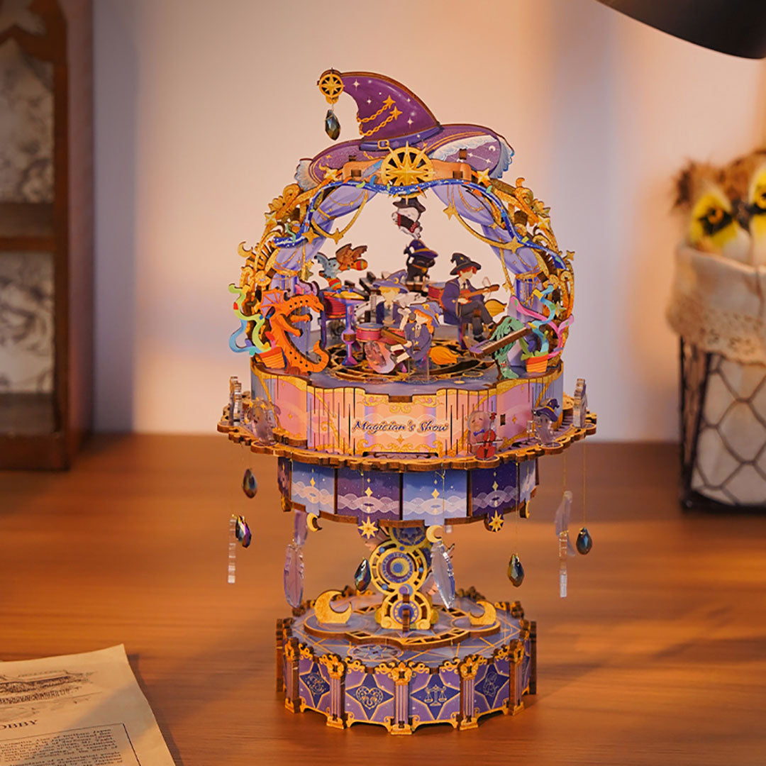 Magician's Show Music Box Transmission Model Kit
