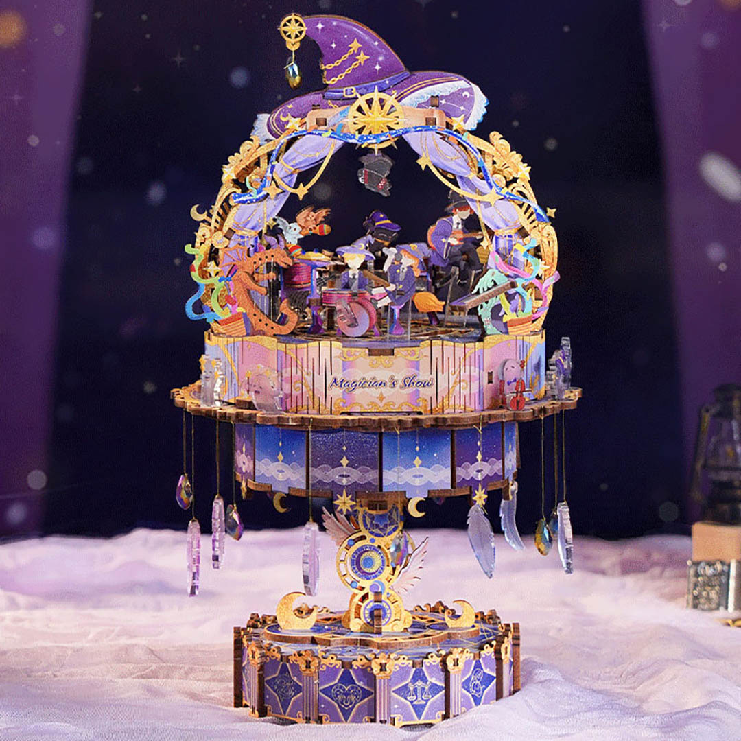 Magician's Show Music Box Transmission Model Kit