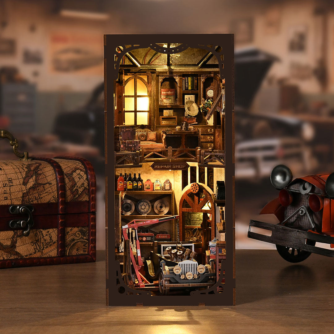 Craftsmanship Repair Shop DIY Book Nook