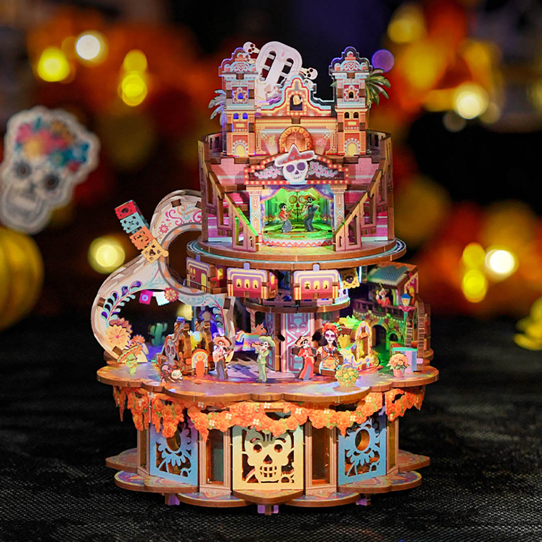 Dreams Wander 3D Puzzle Rotating Music Box Kit