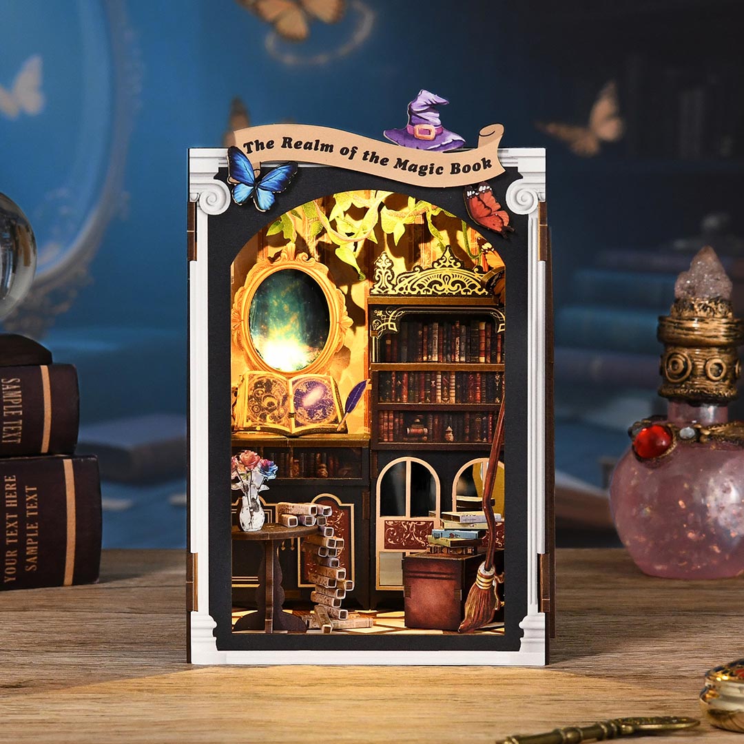 The Realm Of The Magic Book BIY Book Nook