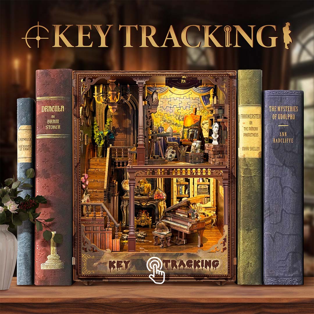 Key Tracking DIY Book Nook Shelf Insert