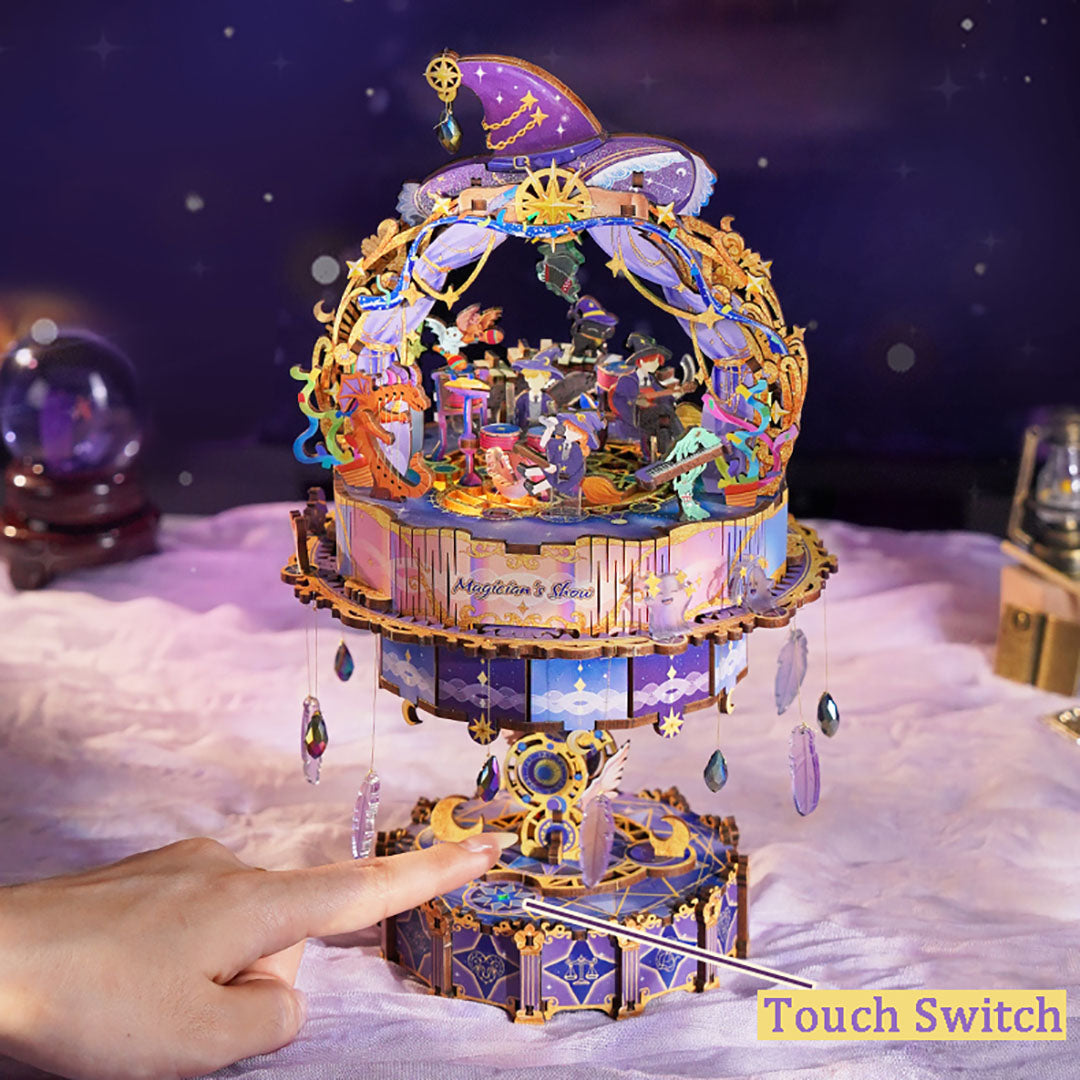 Magician's Show Music Box Transmission Model Kit