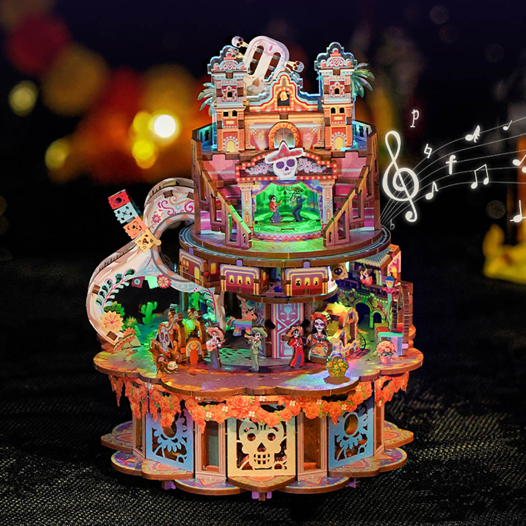 Dreams Wander 3D Puzzle Rotating Music Box Kit