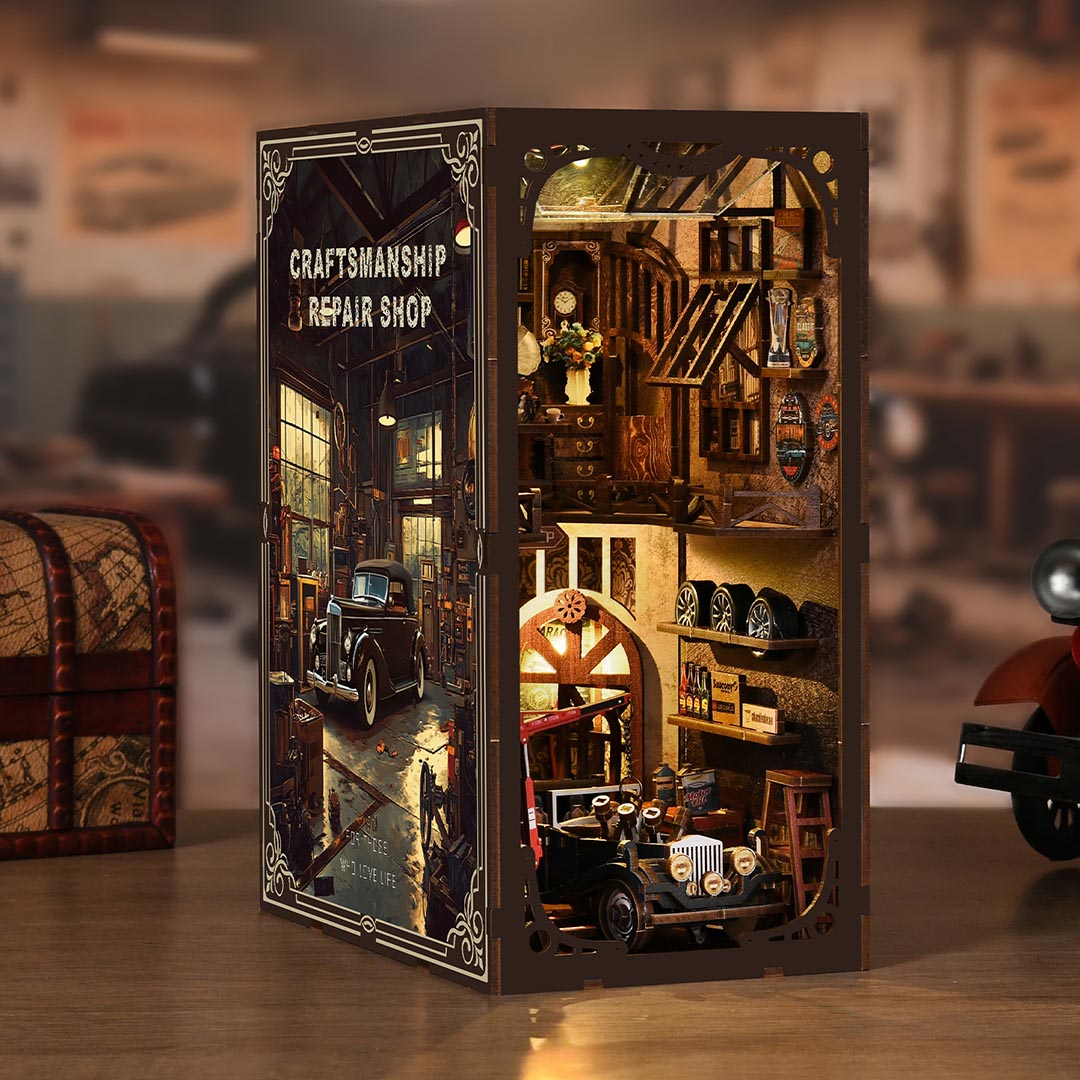 Craftsmanship Repair Shop DIY Book Nook