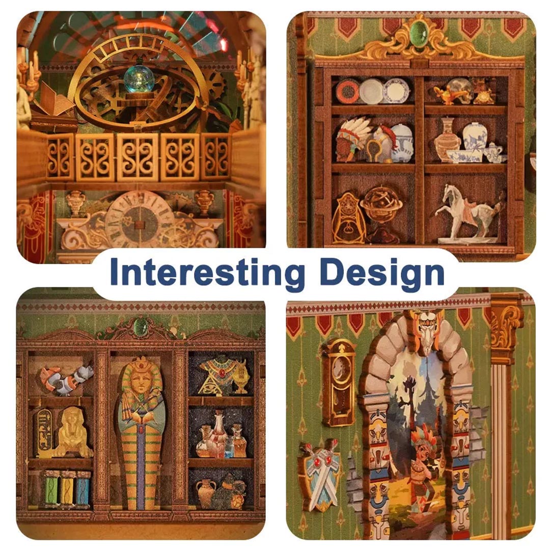 Spacetime Museum DIY Wooden Book Nook Kit