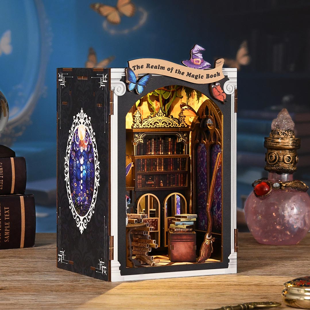 The Realm Of The Magic Book BIY Book Nook