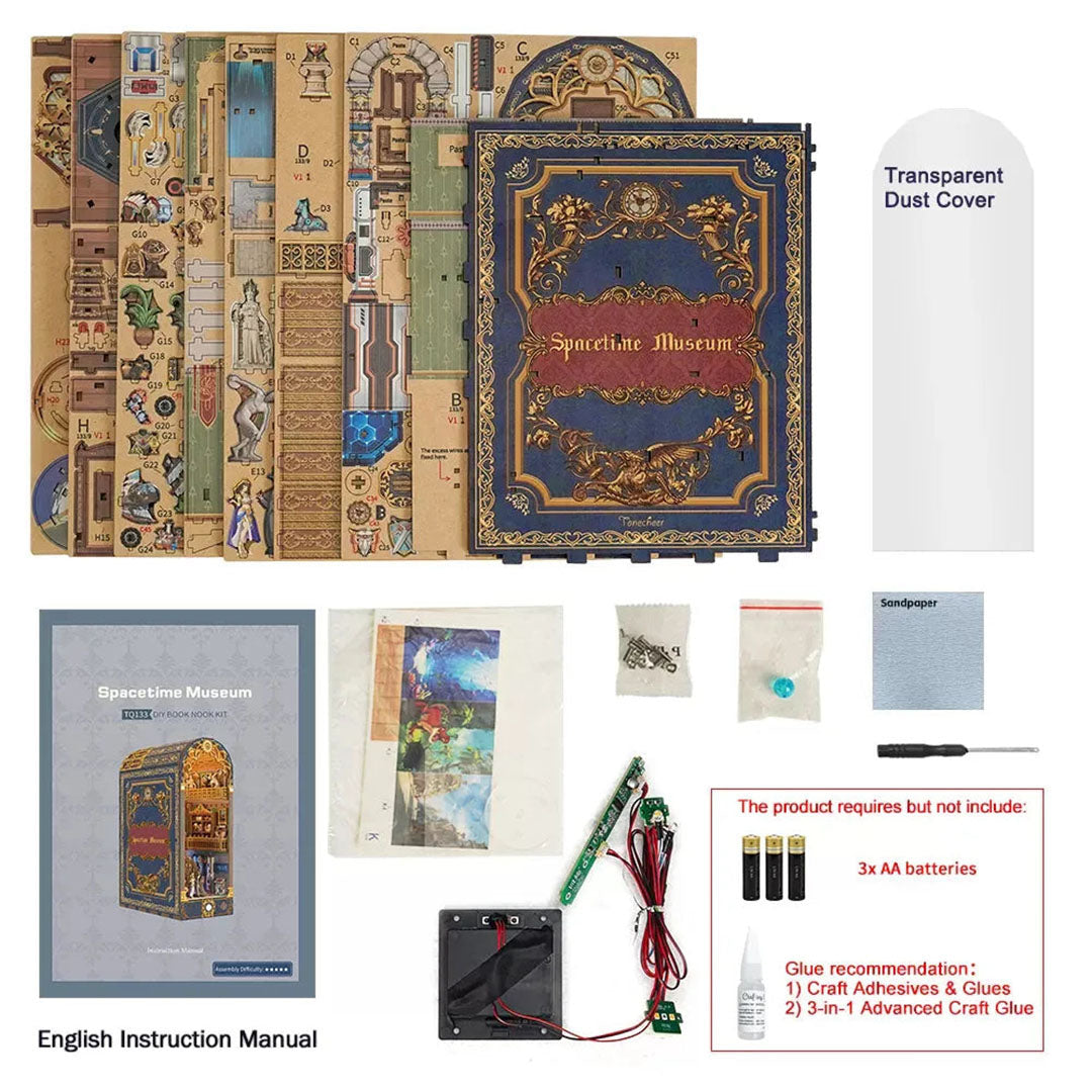 Spacetime Museum DIY Wooden Book Nook Kit