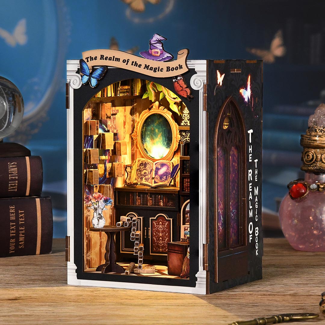 The Realm Of The Magic Book BIY Book Nook