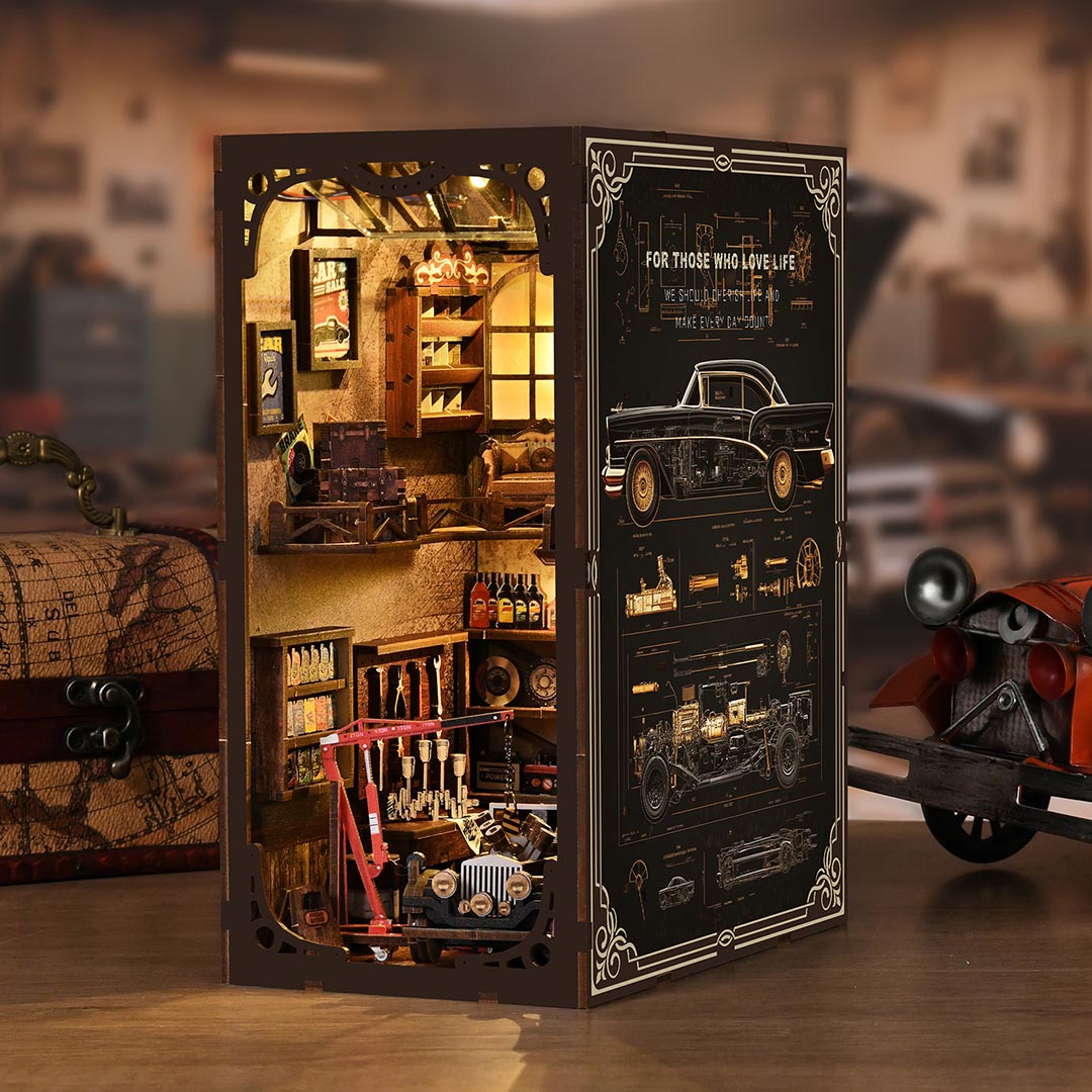 Craftsmanship Repair Shop DIY Book Nook