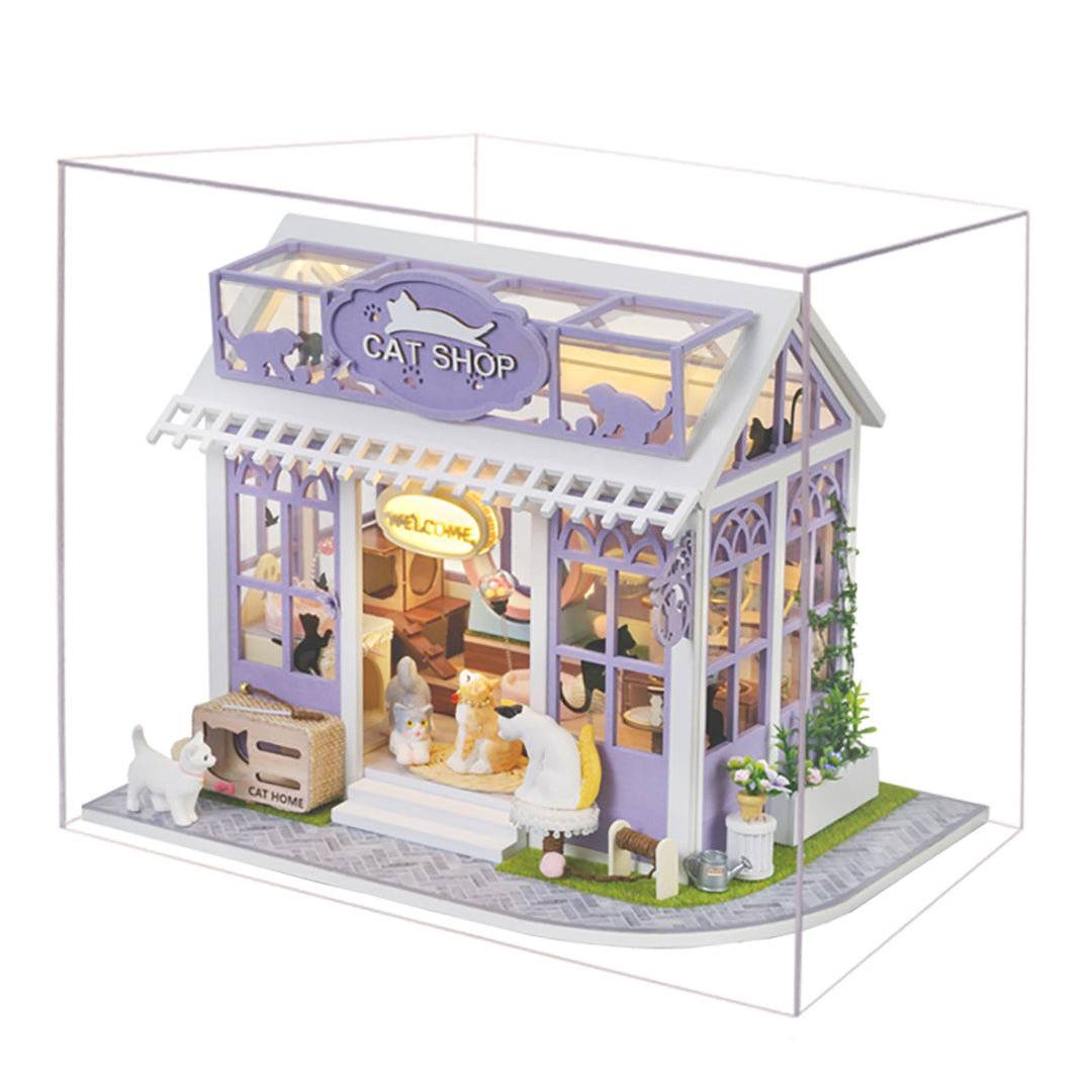 Colorful Flower Shop DIY Miniature Dollhouse Kit