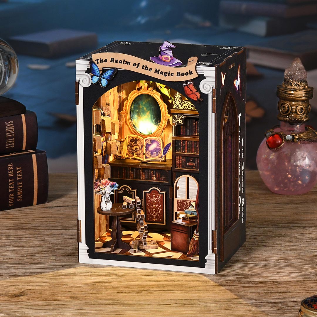 The Realm Of The Magic Book BIY Book Nook