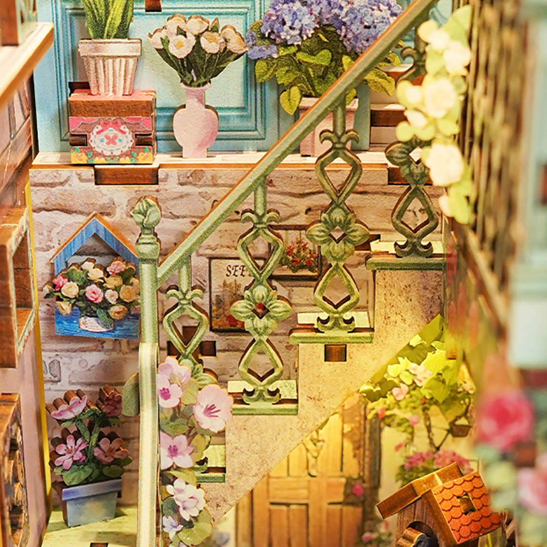Flower Shop DIY Book Nook Shelf Insert