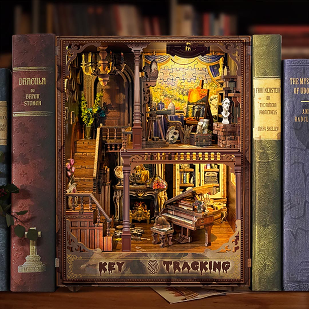 Key Tracking DIY Book Nook Shelf Insert