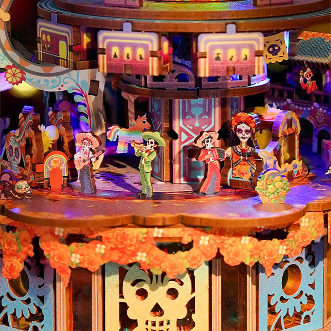Dreams Wander 3D Puzzle Rotating Music Box Kit