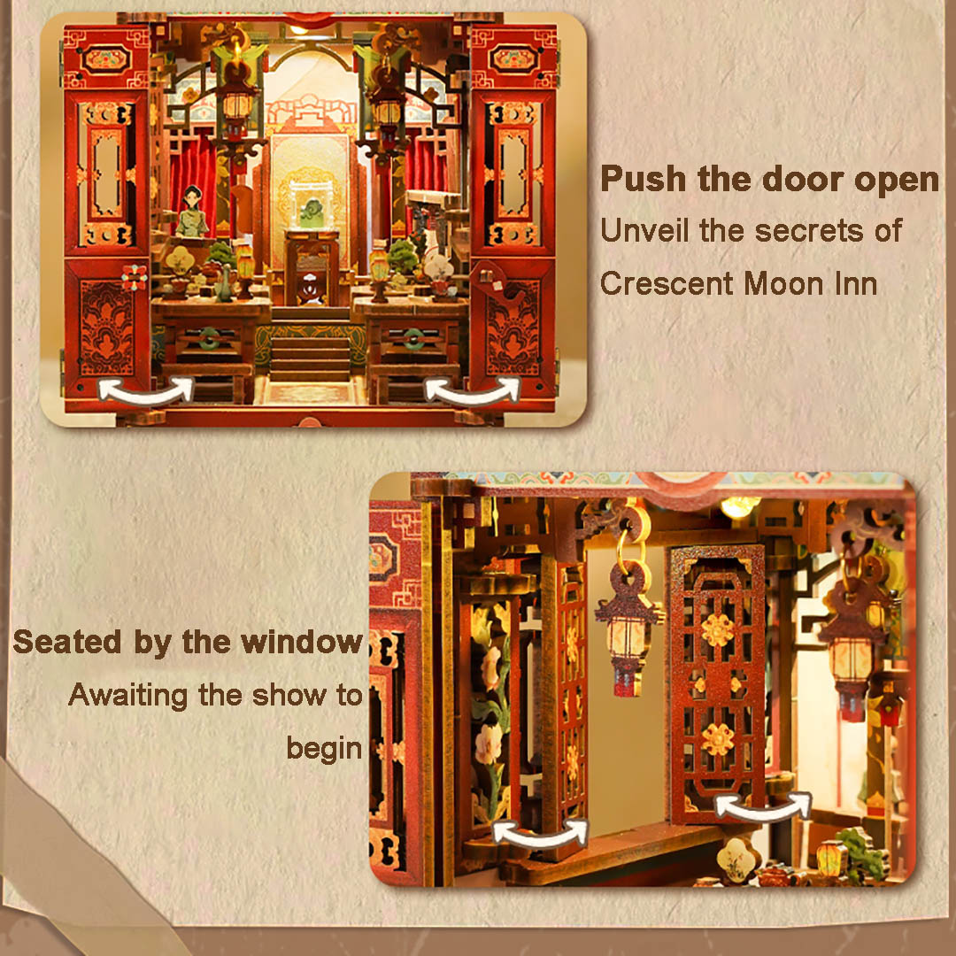 Crescent Moon Restaurant DIY Book Nook Kit