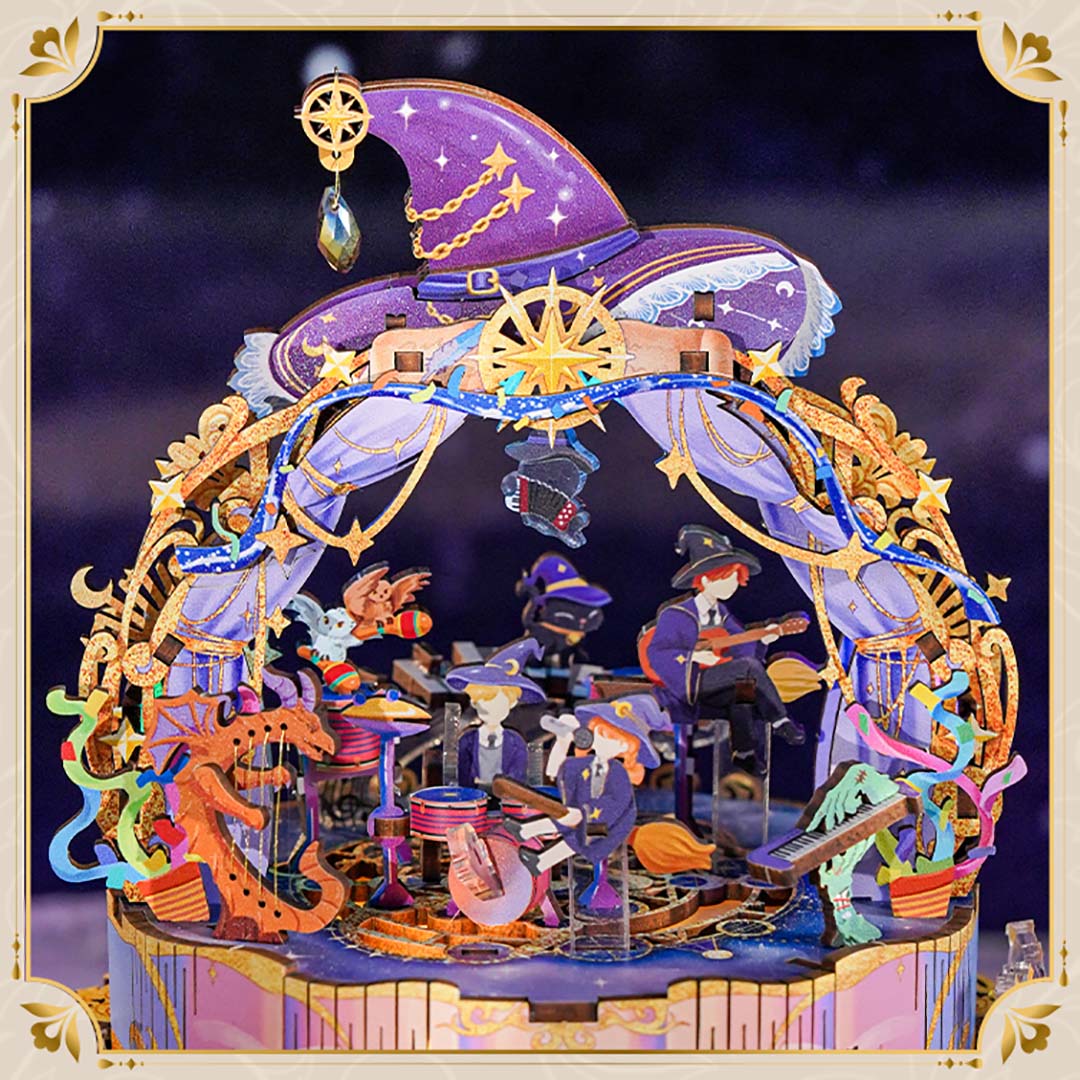 Magician's Show Music Box Transmission Model Kit