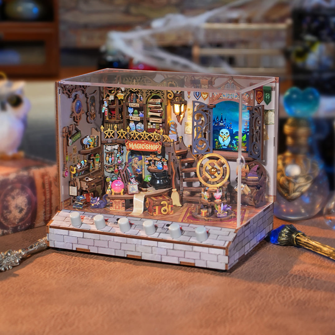 Magic Shop DIY Miniature & 6 Sound Effects Scene House