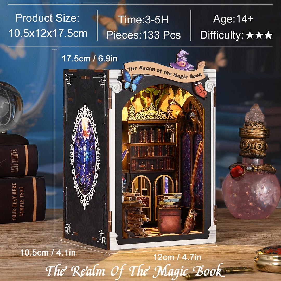 The Realm Of The Magic Book BIY Book Nook