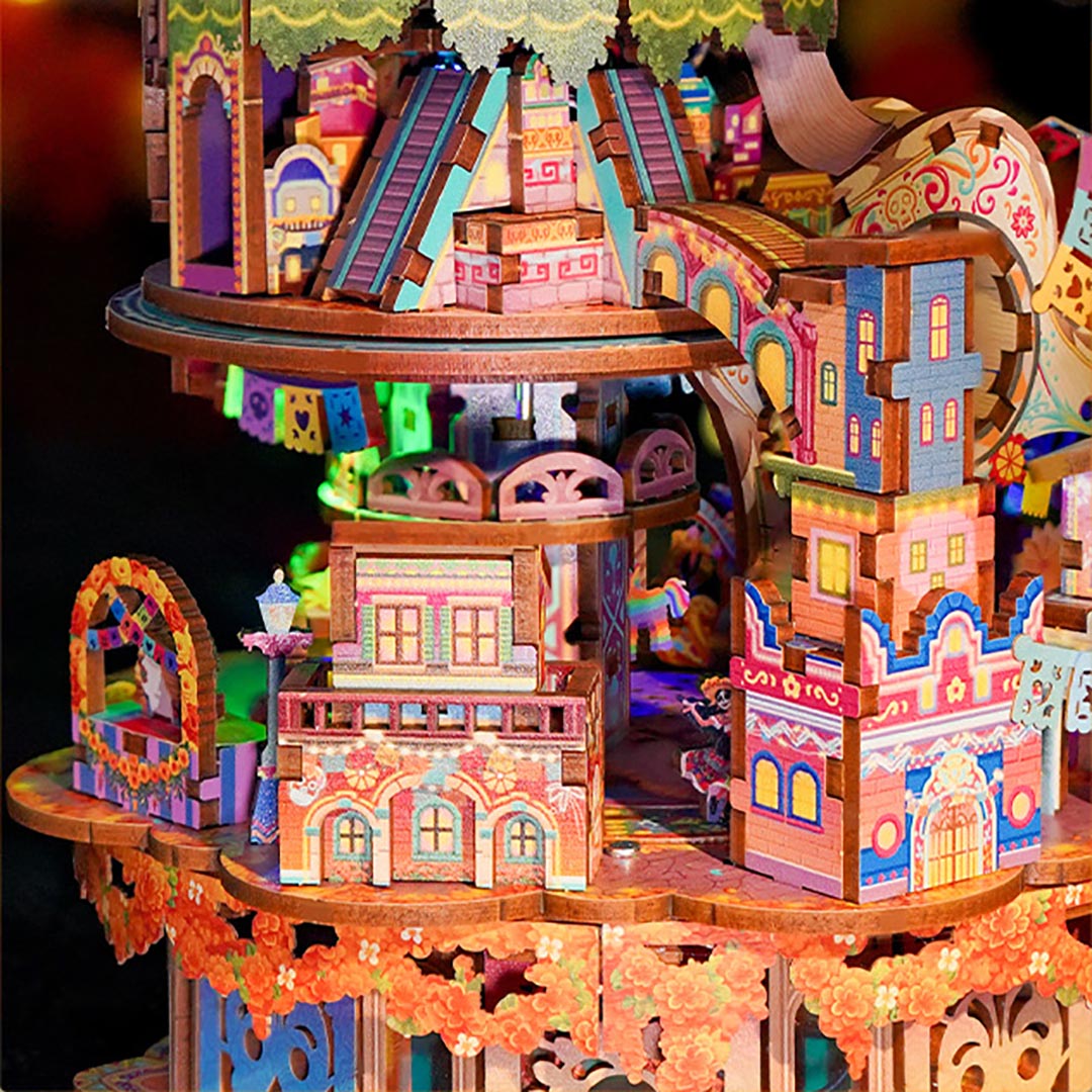 Dreams Wander 3D Puzzle Rotating Music Box Kit