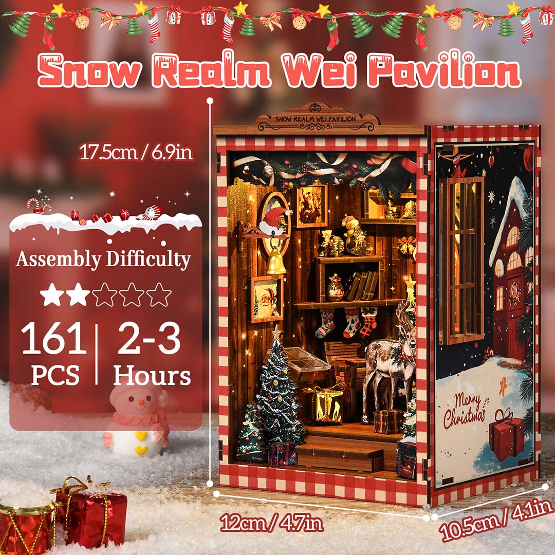 Snow Realm Wei Pavilion DIY Book Nook