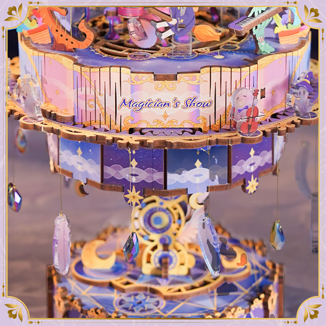 Magician's Show Music Box Transmission Model Kit
