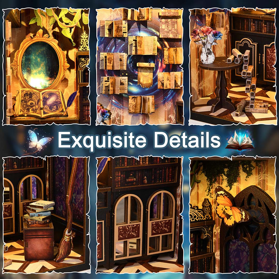 The Realm Of The Magic Book BIY Book Nook