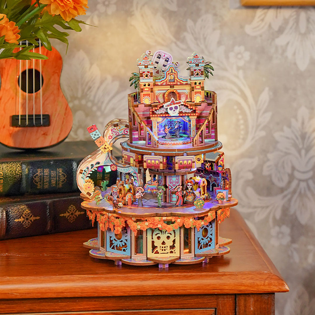 Dreams Wander 3D Puzzle Rotating Music Box Kit
