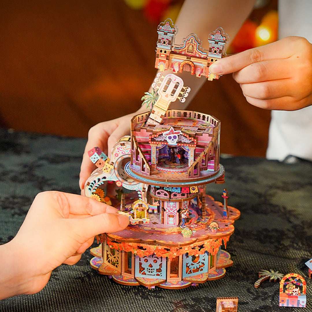 Dreams Wander 3D Puzzle Rotating Music Box Kit