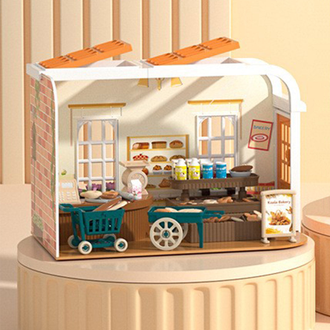 Mini Scene Kitchen Bedroom Dollhouse Kit