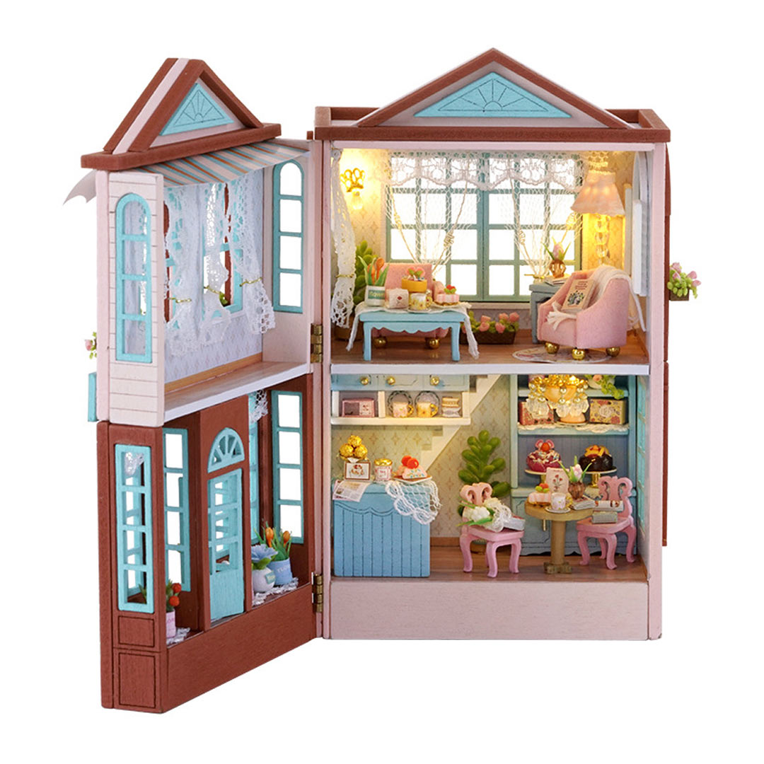 Candy Cake & Milk Tea Shop DIY Miniature House Kit