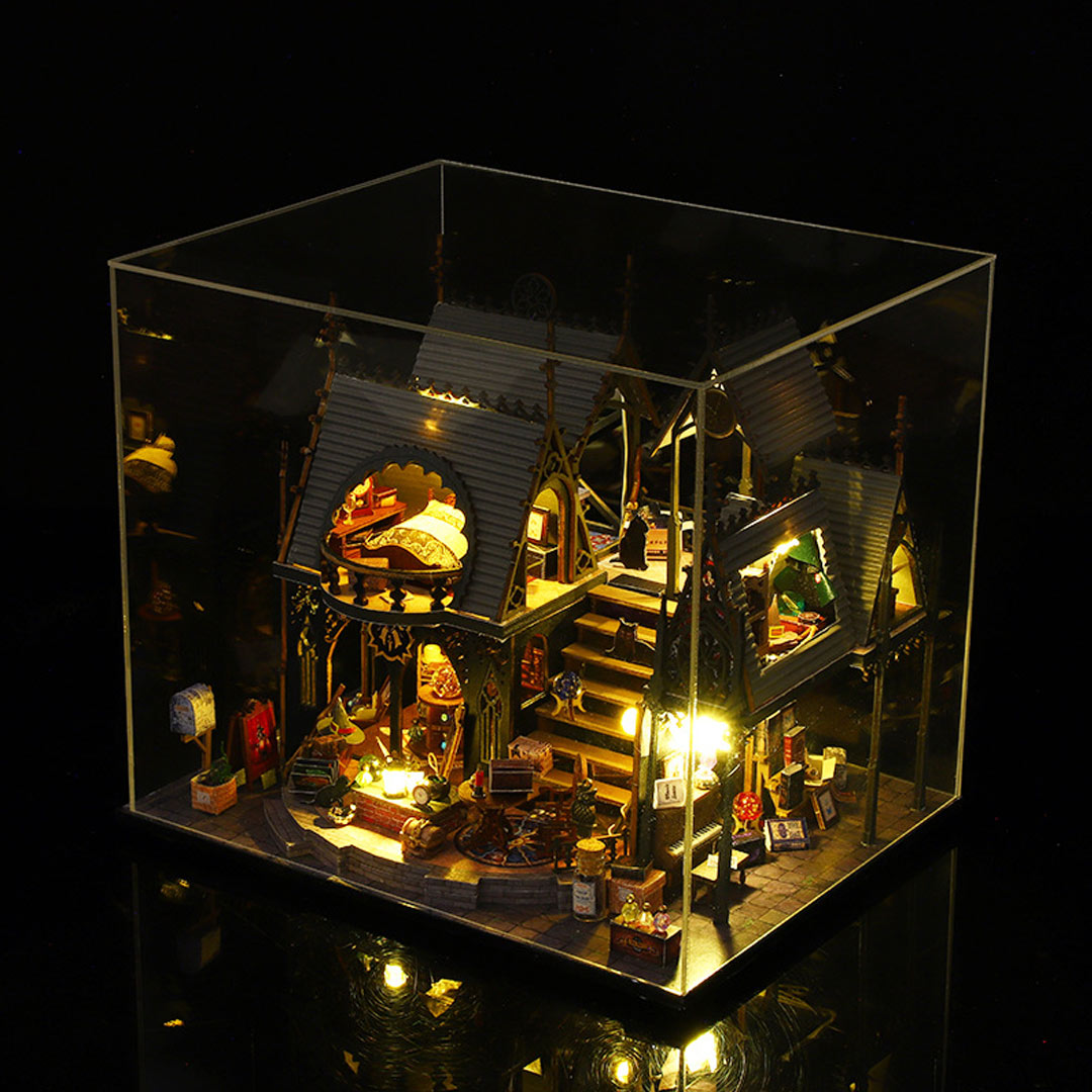 Luna Magic House DIY Wooden Dollhouse Kit – Fifijoy