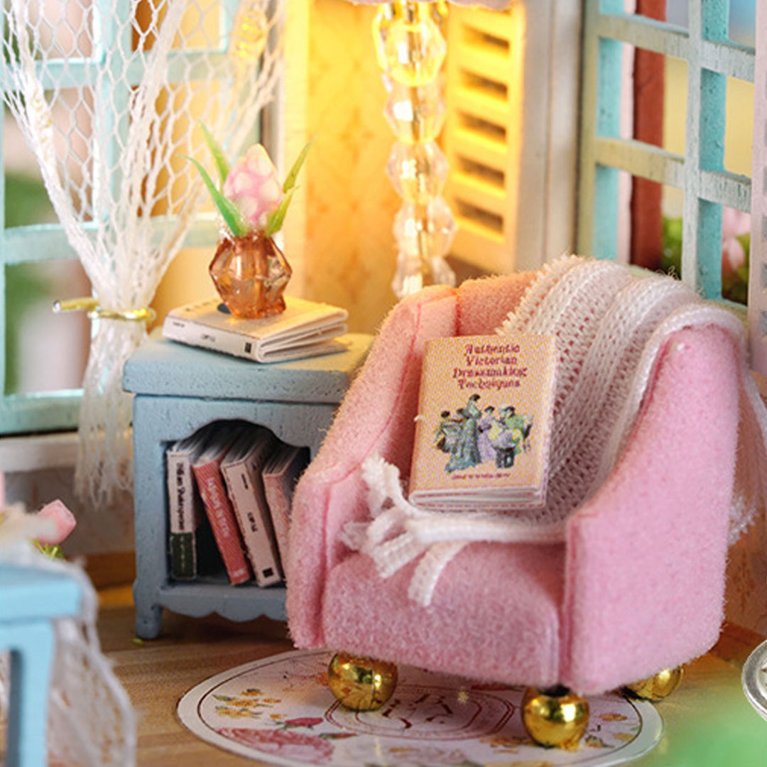 Candy Cake & Milk Tea Shop DIY Miniature House Kit