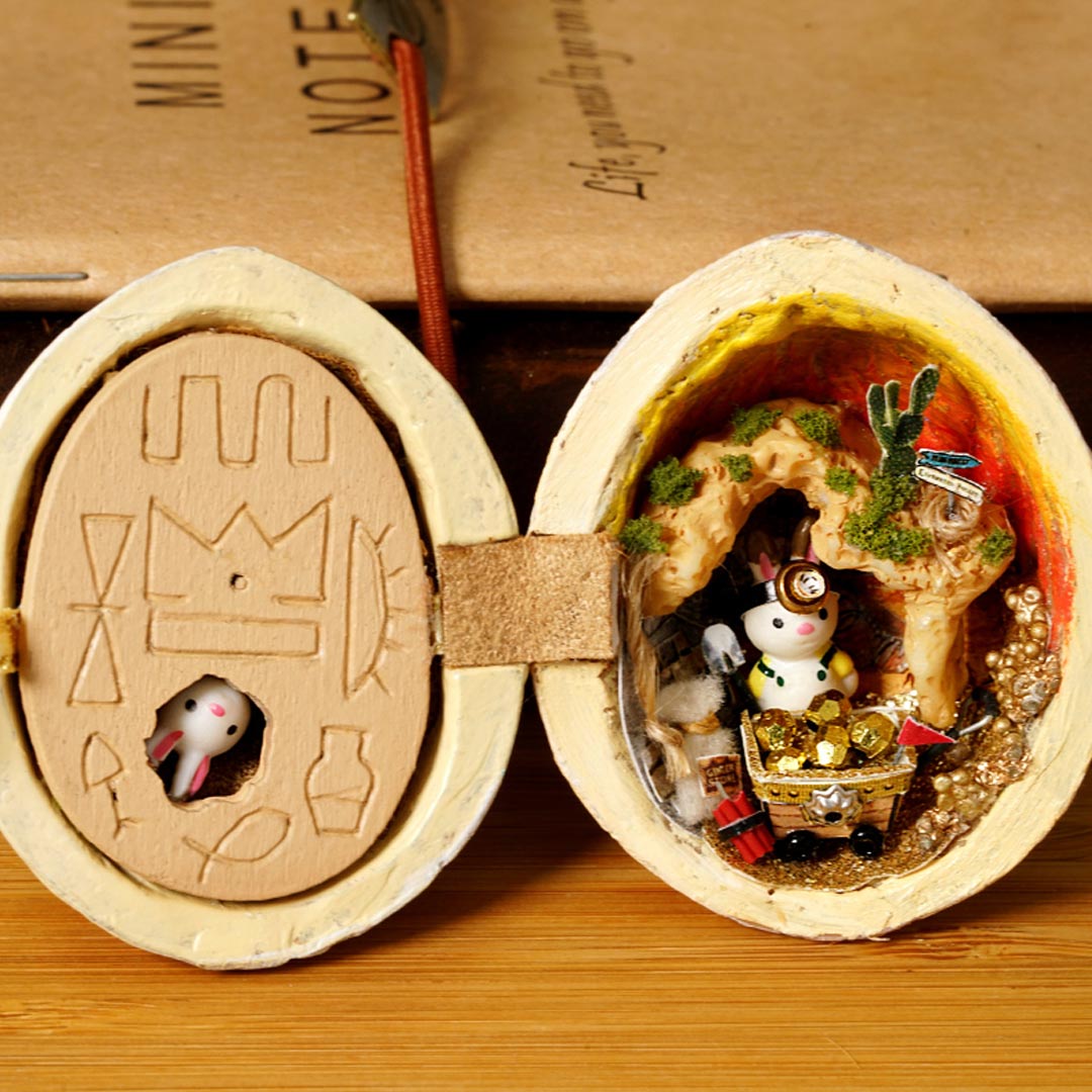 Creative Rabbits Miniature Walnut DIY Kit