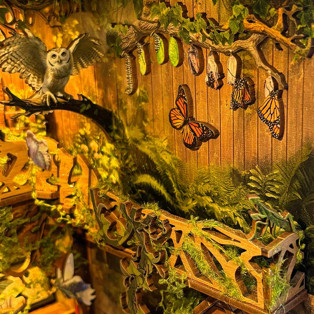 Insect Story DIY Book Nook Bookshelf Insert – Fifijoy