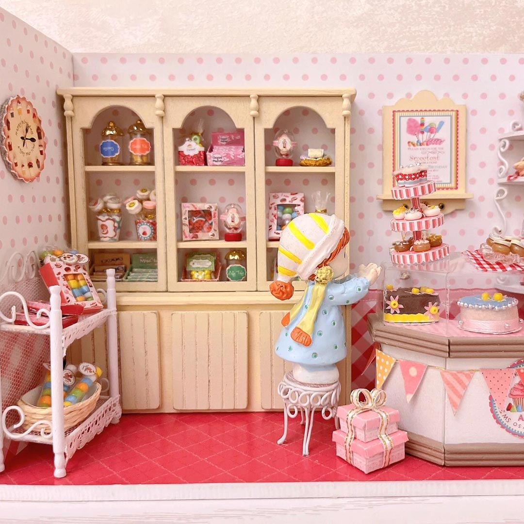 The Sweet House DIY Wooden Dollhouse Kit