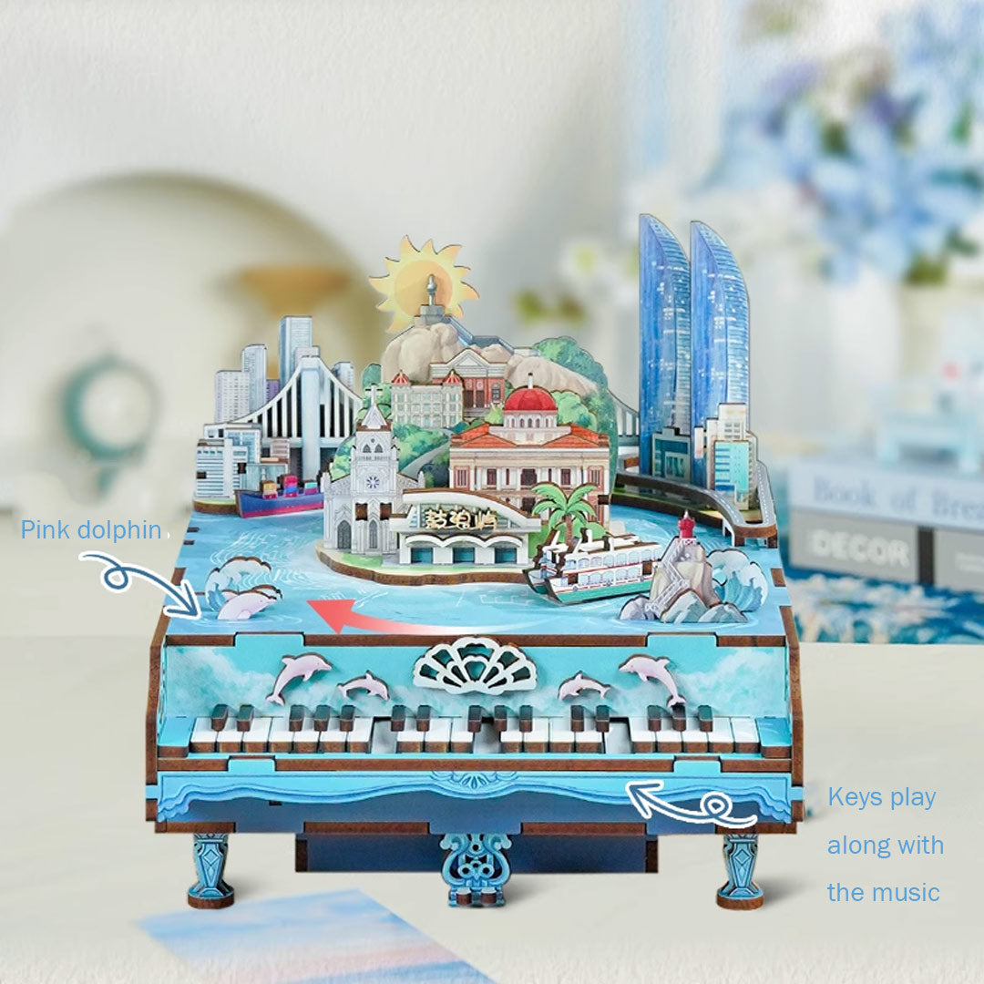 Melody Of Kulangsu DIY Wooden Music Box