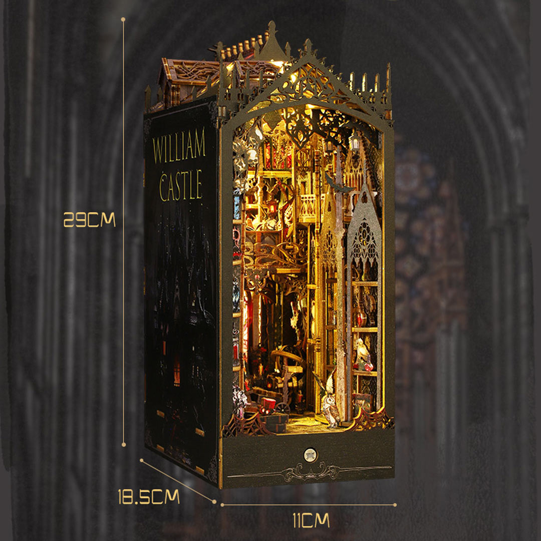 William Castle DIY 3D Wooden Book Nook