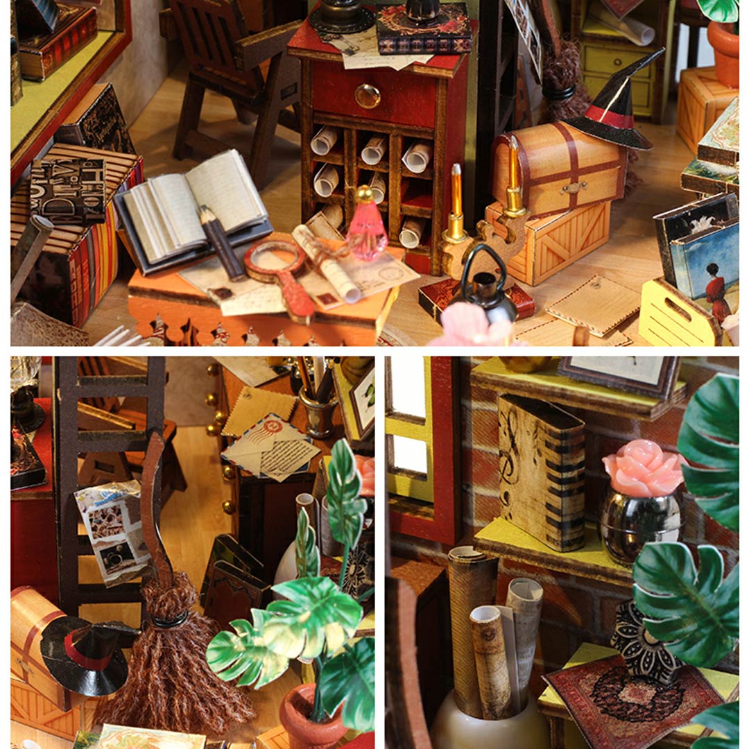The Book House DIY Miniature Dollhouse Kit