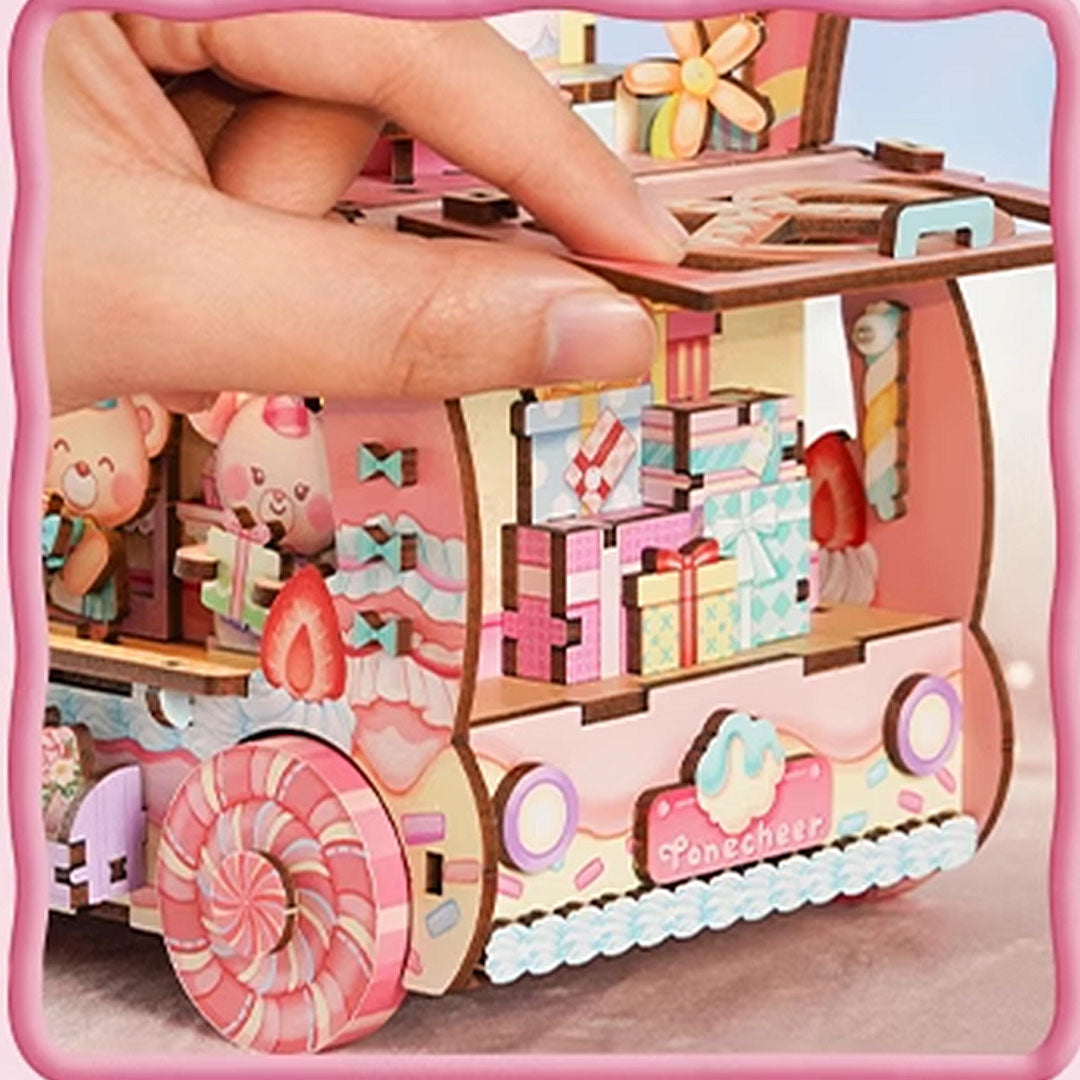 Happy Birthday DIY Wooden Music Box